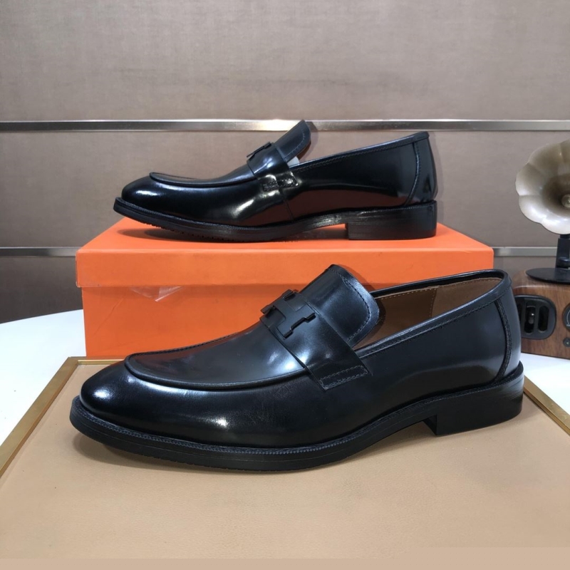 H**mes leather shoes
